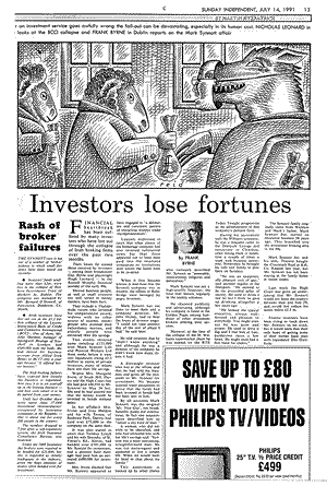 Fig. 18: The Sunday Independent, 1992. 