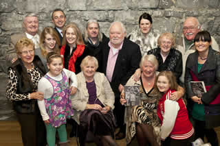 The Redmond Family gather at the ancient City Walls. 