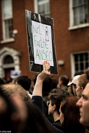 Fig.12 Nil failte ansoe'' means, Not welcome here.